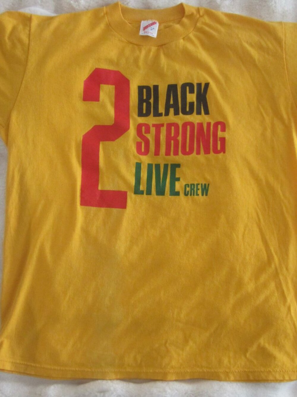 2 Live Crew Luke Records Vintage Hip Hop Rap Tee Shirt 1989